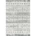 SAFAVIEH Outdoor MTG291F Montage Collection Grey / Ivory Rug
