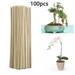 Gerich 100 Pcs Bamboo Garden Stakes Bamboo Plant Stakes Climbing Plant Yard Stake Trellis Stakes Kit for Garden Plants Support Tomatoes Peas