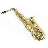 Sky/Paititi E Flat Lacquer Alto Saxophone with F# Key Case and 10 Reeds Gold