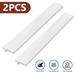 Silicone Kitchen Stove Counter Gap Covers Heat Resistant Kitchen Counter Gap Non-Tacky Filler Seals Spills Between Counter Stovetop Oven Washer Set of 2 (21 Inches White)