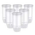 GLACIER FRESH ZR-017 Replacement Pitcher Water Filters Compatible with ZeroWater Pitchers and Dispensers 6 Pack