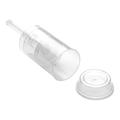 5 oz Round Clear Plastic Cake Pop Shooter - Push-Up - 3 1/2 x 3 1/2 x 1 1/2 - 100 count box
