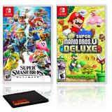 Super Smash Bros. Ultimate with New Super Mario Bros. U Deluxe Nintendo Switch HACPAAABA-008