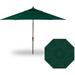 UM8120-4846-DWV-Treasure Garden-11 Foot Round Aluminum Auto Tilt Market Umbrella-O bravia Grade C Fabric Type-Forest Green Fabric Color-Bronze Pole