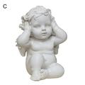 Grandest Birch Active Poses Angel Statue Freestanding Resin Three-dimensional Angel Sculpture for Home Angel Statue