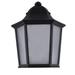 1-Light 15W Integrated LED Exterior Wall Mount Powder Coated Black