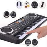 61 Keys Keyboard Piano Electronic Digital Piano with Built-In Speaker Microphone Portable Keyboard Gift Teaching for Beginners