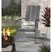 Mainstays Wood Outdoor Modern Adirondack Chair Grey Color