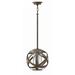 1 Light Small Outdoor Pendant in Industrial Style 10 inches Wide By 10.5 inches High-Vintage Iron Finish Bailey Street Home 81-Bel-3001923