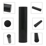 Professional Stainless Steel Cylinder Sand Shaker Rhythm Musical Instruments Metal Hand Percussion Black