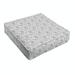 Humble and Haute Humble + Haute Grey and White Geometric Corded Indoor/ Outdoor Cushion 30 in w x 27 in d