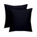 RSH DÃ©cor Indoor Outdoor Set of 2 Pillows 17 x 17 Navy Blue