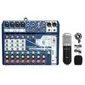 Soundcraft Notepad-12FX 12-Channel Mixer w/USB I/O+Effects+Studio Mic+Shockmount