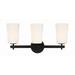 Crystorama Lighting Group Col-103 Colton 3 Light 23 Wide Vanity Light - Black