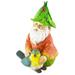 Red Carpet Studios Statuary Gnome with Bird