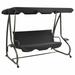 ametoys Outdoor Swing Bench with Canopy Anthracite
