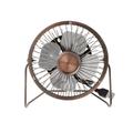 4-Inch Desk Fan Small Quiet Table Fan USB Powered Mini High Velocity Personal Fan for Desk Office Desktop Bedroom Metal Design 360Â° Tilt Angel