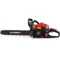 HUYOSEN PRO Gas Chainsaw 65CC 2-Cycle Gasoline Powered Chain Saws 24-Inch Chainsaw Handheld Cordless Petrol Trees Chainsaw Gas for Wood Farm Garden and Ranch Forest Tree Cutting