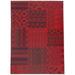 PATCHWORK TAHOE RUBY RED Outdoor Rug By Kavka Designs