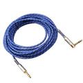 1/4 Inch Male To Male TRS Stereo Jack HiFi Cable With Metal Case - 10 Meters