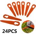 24PCS Replacement Grass Trimmer Blades Plastic Cutter For Stihl PolyCut 2-2 Lawn Mower Trimmer