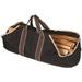 Simple Spaces CPB00010BK3L Wood Bag 18 in W 18 in D 18 in H Canvas Base Brown color