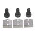 Suzicca Electric Guitar Tremolo String Locks Strings Locking System Metal Nut Block & Clamp Hex Screws Guitar Parts Accessories Pack of 3 Sets