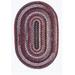 CK77R060X096 Chestnut Knoll - Amber Rose 5 x8 Rug 65% Nylon/35% Polypropylene - Oval.