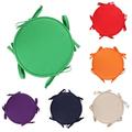 jiaroswwei Circular Cushion Comfortable Non-slip Soft Round Tie-on Chair Seat Pad for Chair