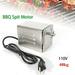 Mkyiongou 15W Electric Rotisserie BBQ Grill Roaster Spit Rod Stainless Steel BBQ Motor 40kg 110V