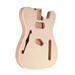 Muslady TL-FT03 Unfinished Guitar Body Mahogany Wood Blank Guitar Barrel for TELE Style Electric Guitars DIY Parts