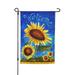 JOOCAR Home Garden Sweet Sunflowers 12 x 18 Inch Decorative Double Sided Garden Flag Home Decor for Yard Lawn Patio Outdoor