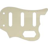 WD Custom Pickguard For Squier By Fender Vintage Modifed Bass VI #55T Parchment Thin