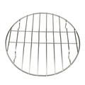 Reusable Stainless Steel Barbecue Grill Accessories Round Dia25cm