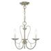 Livex Lighting - Mirabella - 3 Light Chandelier in Farmhouse Style - 14.5 Inches