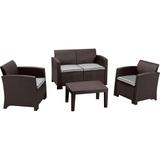 Duramax Patio Furniture Cedarrattan Sofa Set-Medium Brown