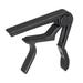 Uxcell Guitar Capo Aluminum Alloy Black for Acoustic Guitar Electric Guitar Bass Pack of 1