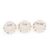 Imperial Inch Size 1 Volume 2 Tone Strat Knobs Set for USA Made Stratocaster Electric Guitar Aged White