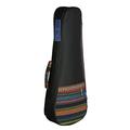 Walmeck Colorful 21 Soprano Ukelele Ukulele Uke Bag Case Ethnic National Style Durable Cotton Thicken Padding with Adjustable Shoulder Strap