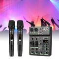 Biner U10 4 Channel Compact Studio Mixer USB Audio Interface Pro Microphone