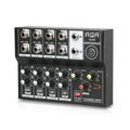 Abody 8 Channel Multifunctional USB Audio Mixer Portable Sound Mixer Professional Home-use Dual Microphone Inputs Sound Mixer