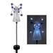 Memorial Day Garden Angel Stake Lights Angel Garden Outdoor LED Lights Eternal Light with 7 LEDs for Cemetery Grave Decorations Memorial Gift Christmas Memorial Present Yard Patio Art