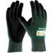 3 Pack MaxiFlex Cut 34-8743 Cut Resistant Nitrile Coated Work Gloves with Green Knit Shell and Premium Nitrile Coated Micro-Foam Grip on Palm & Fingers. Sizes S-XL Large Upgrade