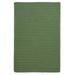 Colonial Mills Rug Simply Home Solid - Moss Green 2 ft. x 8 ft. Braided Rug