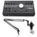 Mackie Big Knob Studio + Plus Monitor Controller Interface+Microphone+Boom Arm