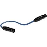 Coluber Cable 3-Pin Male to Female Balanced XLR Cable Audio Interface 0.5ft