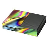 Skin Decal For Xbox One Console / Oil Slick Rainbow Opalescent Design Awesome