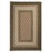 Colonial Mills 7 x 9 Green and Brown Handmade Reversible Rectangular Area Throw Rug