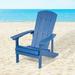 CHYVARY 1 Peak Adirondack Chair Fire Pit Outdoor Patio Furniture Navy Blue