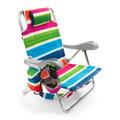 Homevative Kids Folding Backpack Beach Chair with 4 Positions Carry Handle Storage Pouch Cup Holder and Phone Holder